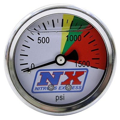 #ad #ad 15508 0 1500 psi Nitrous Pressure Gauge Regular 1.625 in. $67.98