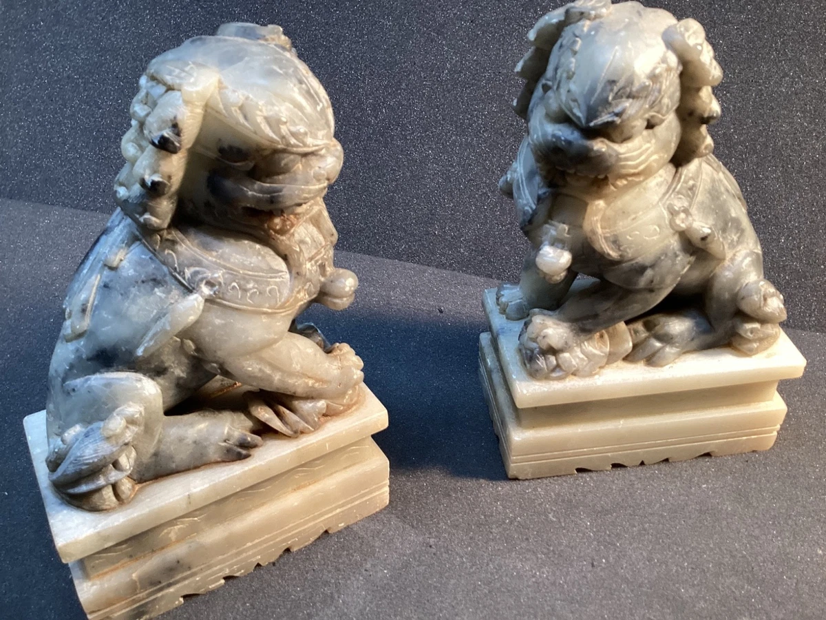 25+ Chinese Soapstone Carving Antique Figurines & Statues for sale