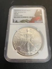 2007-W Burnished Silver Eagle $1 NGC MS69 West Point 1oz .999 Fine Silver