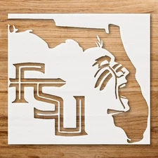 FSU Logo Custom Painting Stencil for Collegiate Home Decor - StencilAir