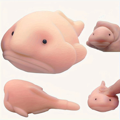 Blobfish zerdrückbares Spielzeug weich sensorischer Stressabbau zappeln für Kinder Erwachsene Party UK