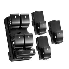 Power Window Switch Driver Passenger 07-14 Silverado Sierra Switch 4 Piece