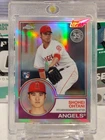 SHOHEI OHTANI 2018 TOPPS CHROME 1983 ROOKIE RC LOGO #83T-6 DODGERS LA MLB CHAMP!