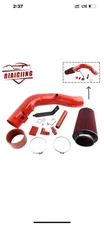 New for 2003-2007 Ford Excursion F-250 F-350 6.0L V8 Diesel Cold Air Intake Red
