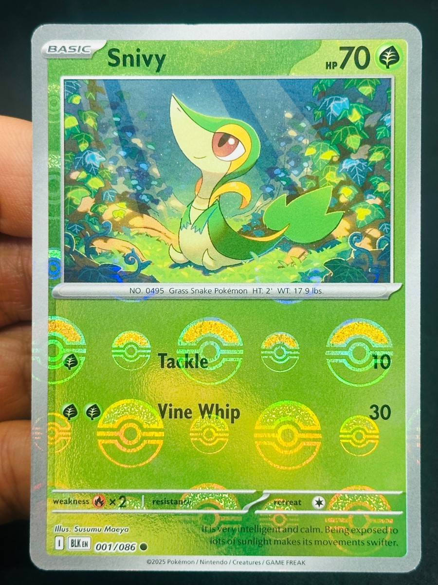 Pokemon SV10.5 Black Bolt NM 1-86 YouPICK! Pokeball & Master Ball