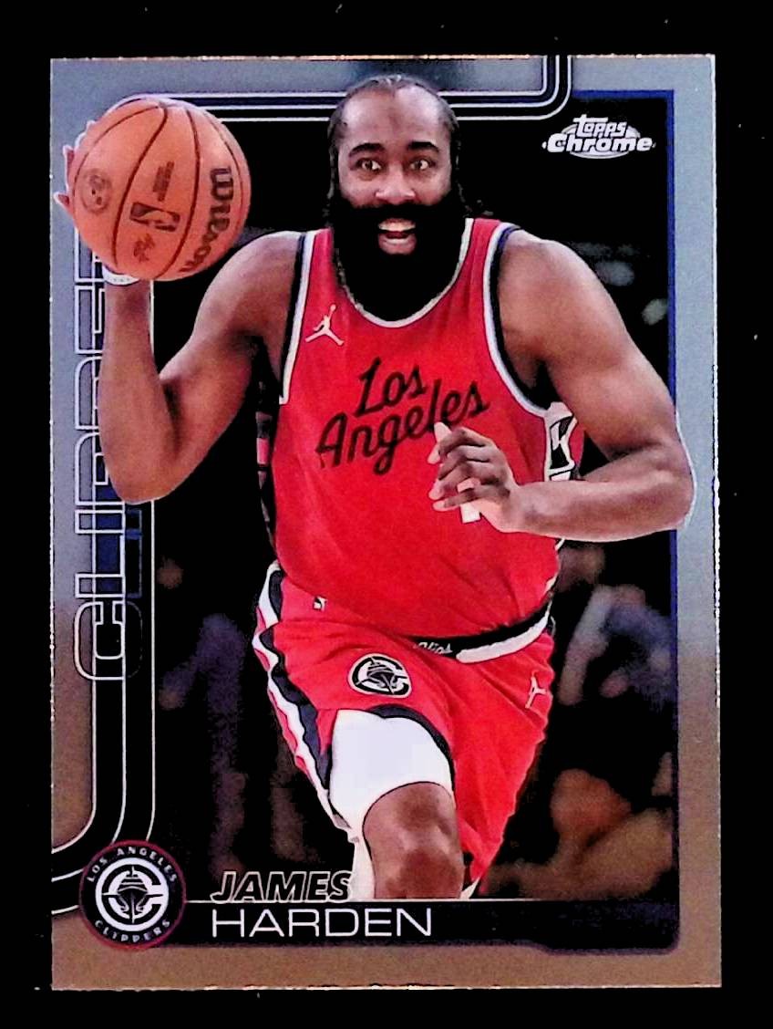 スポーツ選手 James harden RC James Harden 2025-26 Topps Chrome #54 Los Angeles Clippers | eBay
