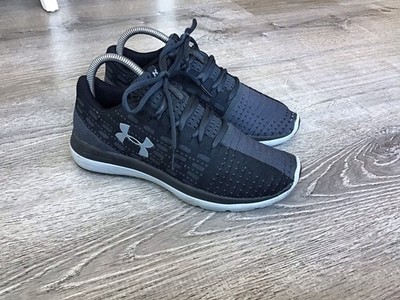 Under Armour Women s Size 8 Threadborne (1285490-001) Black-Gray Running Shoes