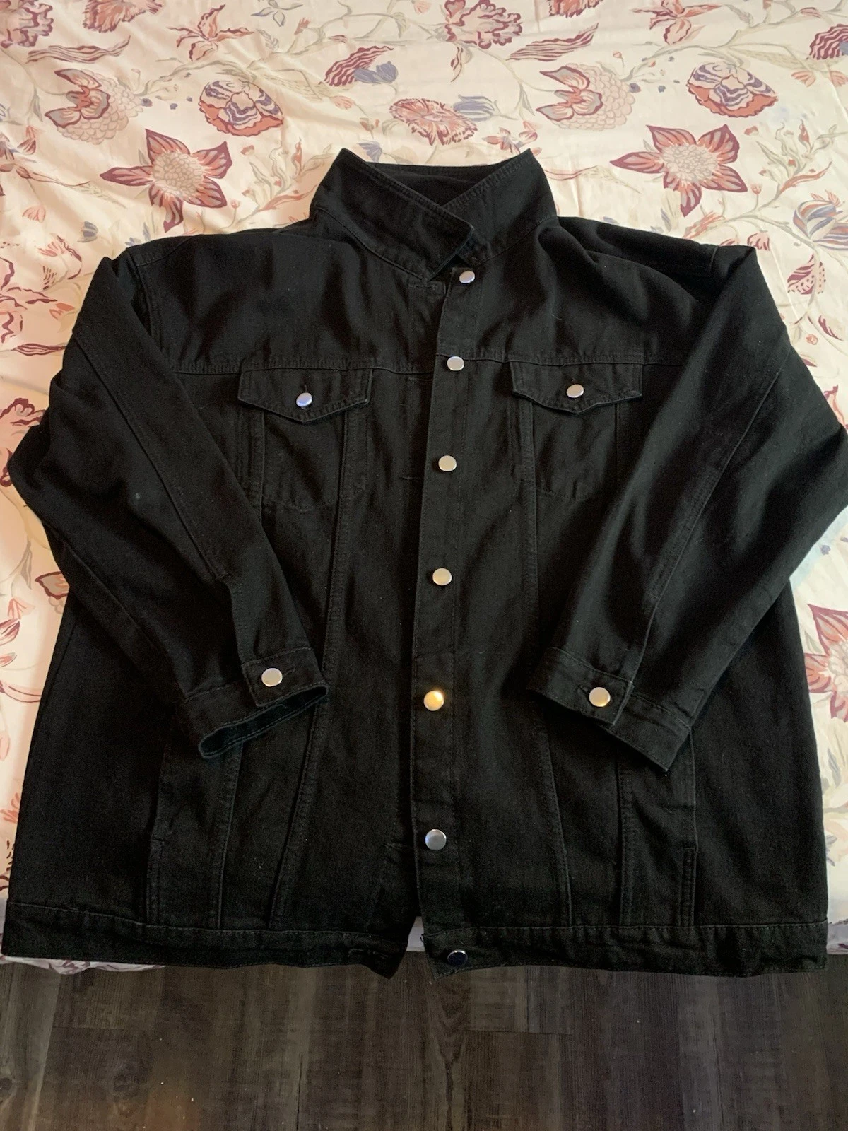 VETEMENTS Giacca nera con bottoni taglia 2X