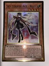 Yugioh! Sky Striker Ace - Roze - MGED-EN021 - Premium Gold Rare - 1st Edition Ne