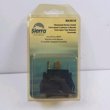 Sierra RK40110 Red Illuminated Rocker Switch ...