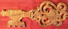 Key Wall Decor Wooden Detailed Scroll Work Key Marked 989 By Sarna India