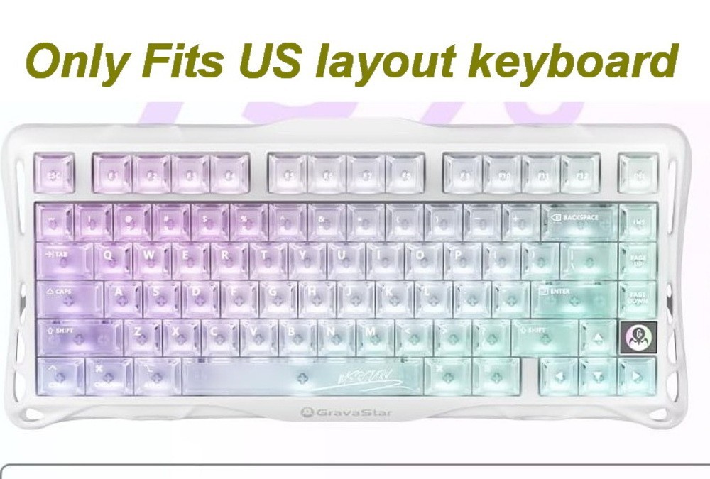 keyboard skin cover for ASUS GRAVASTAR Mercury K1 Lite 75% Gaming Keyboard