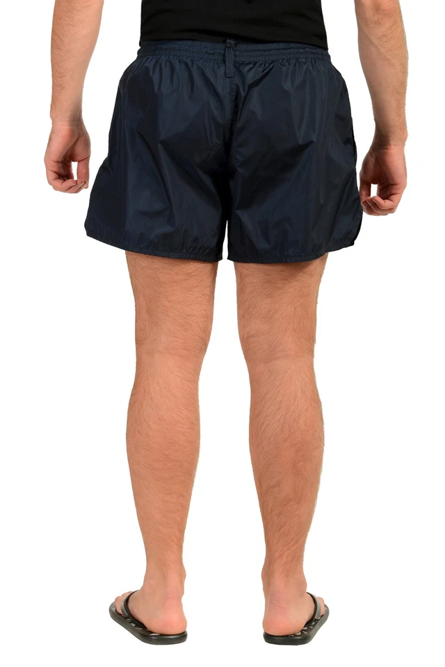 Dsquared2 Men's Navy Blue Swimwear Swim Board Shorts US XL IT 54 - Image 3 of 4