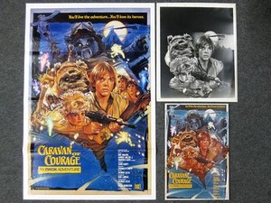 Star Wars An Ewok Adventure Movie Poster Caravan Of Courage Production Studio Ebay