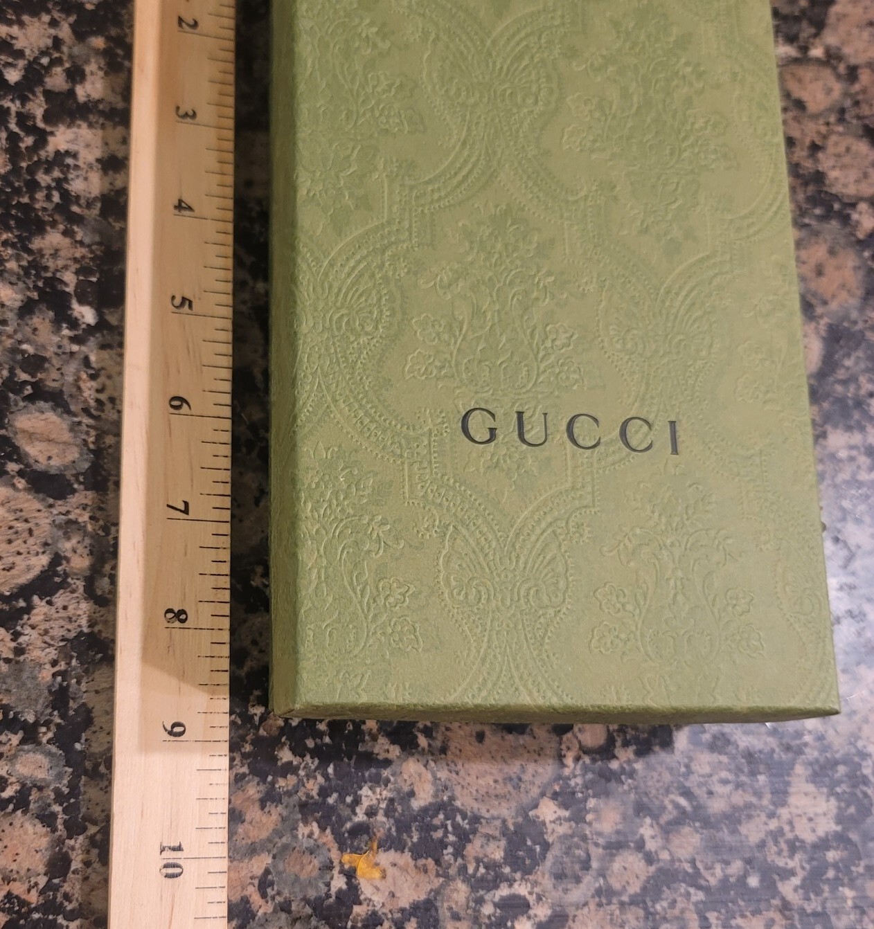 Gucci Empty Gift Box 5&rdquo; x 9&rdquo; Fits Wallet + Dust Bag and Bag