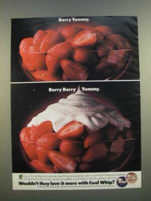 1986 Cool Whip Ad - Berry Yummy