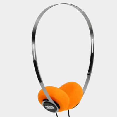 #ad Koss x Retrospekt P 21 Retro Orange Foam On Ear Headphones $36.72