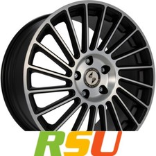 Etabeta Venti-R black matt polish 7.5x18" ET38 LK5 100 ML 67.1 Alufelgen 18 Zoll