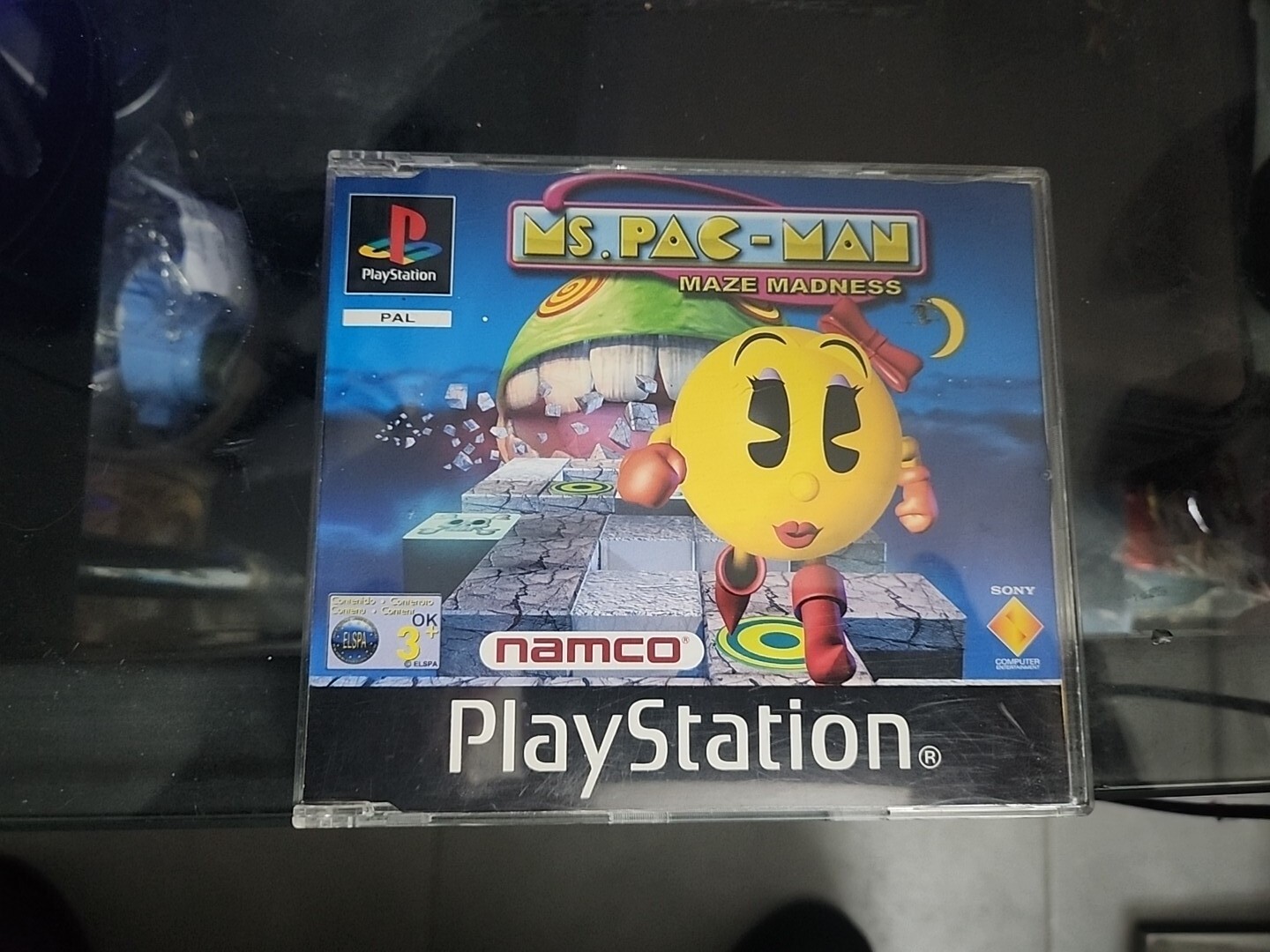 PS1 Playstation 1 PAL promo press presse ms pac man maze madness