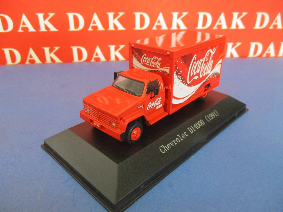Die cast 1/72 Modellino Camion Truck Chevrolet D14000 Coca-Cola 1991 - Immagine 2 di 4