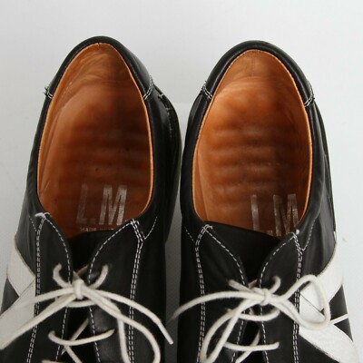LM Michielon European Oxford Loafer Shoes Mens 45 LM Michielon Black White Leather European Oxford Loafer  main image 2
