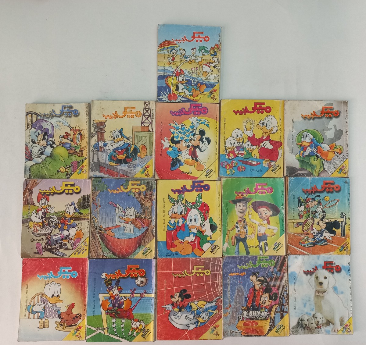 Vintage Mickey Pocket Book 2000s Lot of 16 ميكى جيب كومكس دار