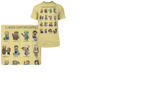 Authentic Minecraft Career Opportunities Youth Tee Steve Creeper Shirt S Ebay