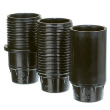 Lampen Fassung E14 Schwarz mit Schraubanschluss 250V Lampenfassung