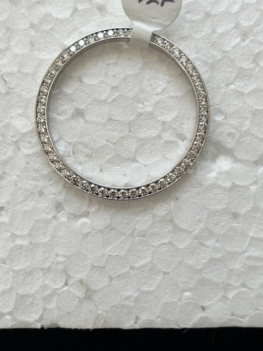 36MM 1 1/2 CTW DATEJUST DIAMOND BEZEL FOR ROLEX DATEJUST, PRESIDENT WATCH WHITE - Picture 2 of 4