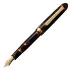Platinum #3776 CELLULOID Fountain Pen TORTOISESHELL Fine Nib PTB-35000S#62-2