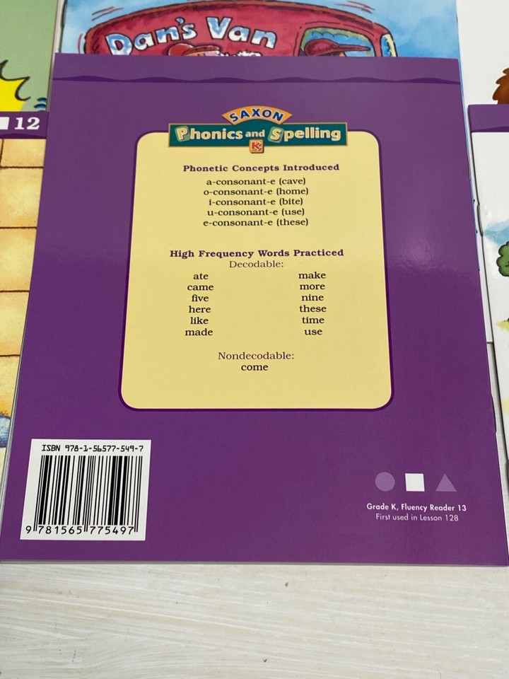 Saxon Phonics And Spelling Grade K Fluency Readers Set B Average Saxon phonics and spelling grade k fluency readers set b average