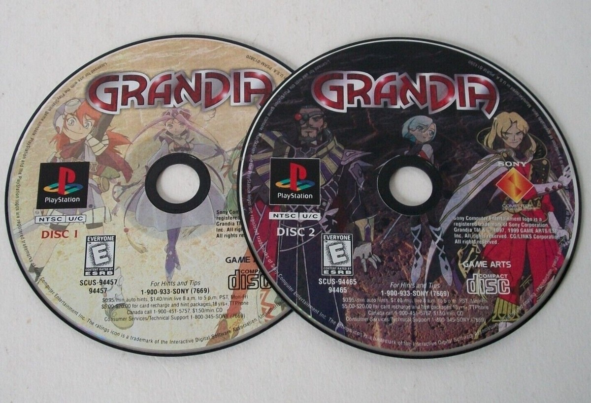 Grandia Sur PlayStation 1 (PS1) - Pal Complet, Très Bon état (Ubisoft, 2000)