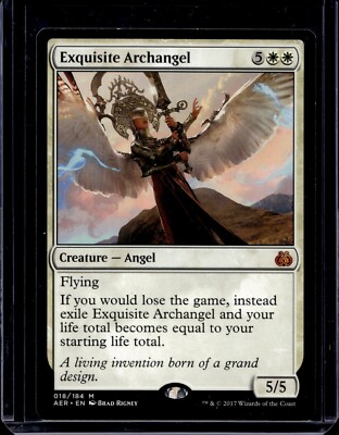 Exquisite Archangel x1 LP Magic the Gathering 1x Aether Revolt mtg card