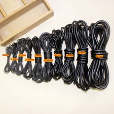 10M Leder Seil Rund Rindsleder Saiten Kordel DIY Kette Armband Schnürer Handwerk