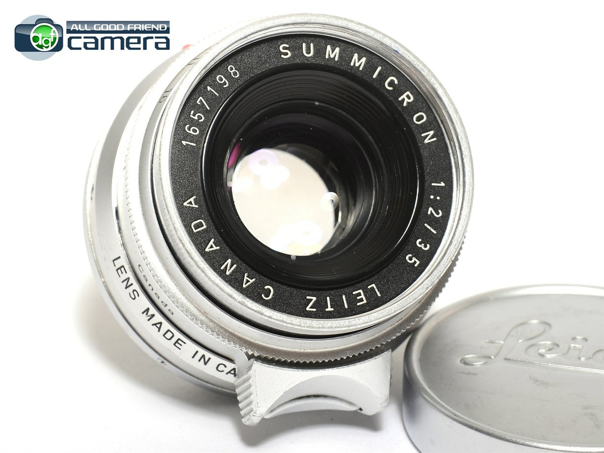 Leica Summicron M 35mm F/2 Lens 1st Vers. 8 Elements Canada *READ