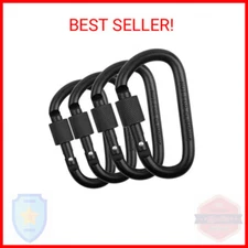 Locking Carabiner Clip, Vonpri Caribeaner Clips D Ring Spring Snap Key Chain Hoo