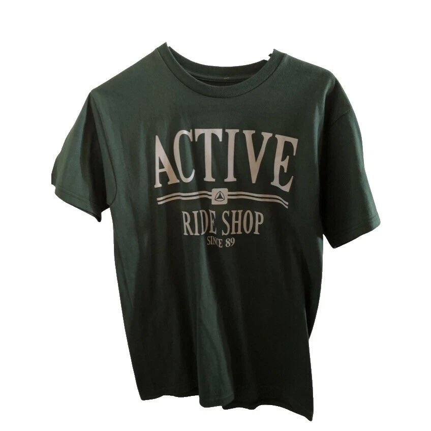 Manga corta de algodón Active Solid Camisetas para Hombres