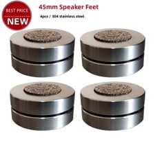 45mm Speaker Feet Speaker Isolation Feet w/ Stainless Steel Balls 100KG 4pcs tp1