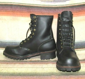 mens vintage leather lace up boots