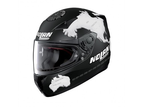 Casco Integrale Nolan N60.5 Gemini Replica 28 Carlos Checa Flat Nero | eBay