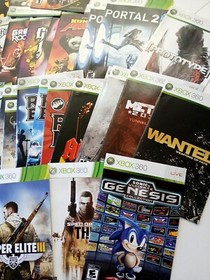 Microsoft XBOX 360 Instruction Booklets/Manuals Only