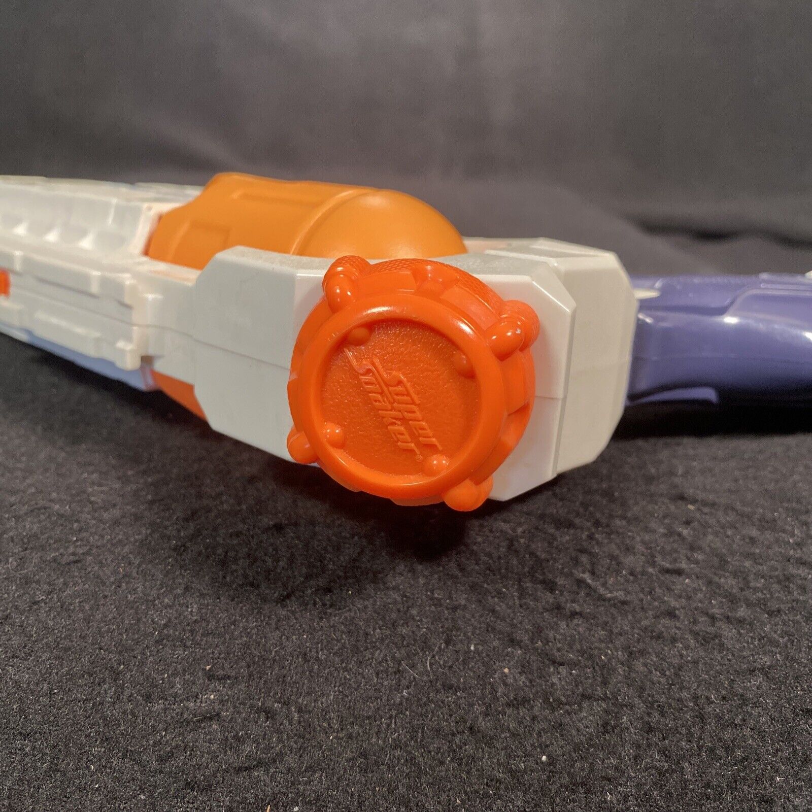 Nerf Super Soaker Point Break Water Squirt Toy White Orange Working