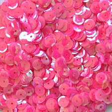 Sequins Opaque Hot Pink Iris 8mm Round Cup 400/ 4,000 25 Off pcs
