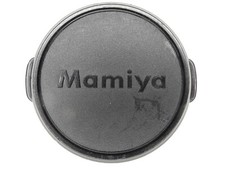 Mamiya 58mm Genuine Black Snap On Front Camera Lens Cap