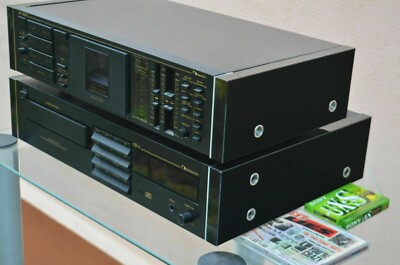 Für Nakamichi BX 300 E Deck Seitenteile schwarz Holzseiten Urushi Design panels