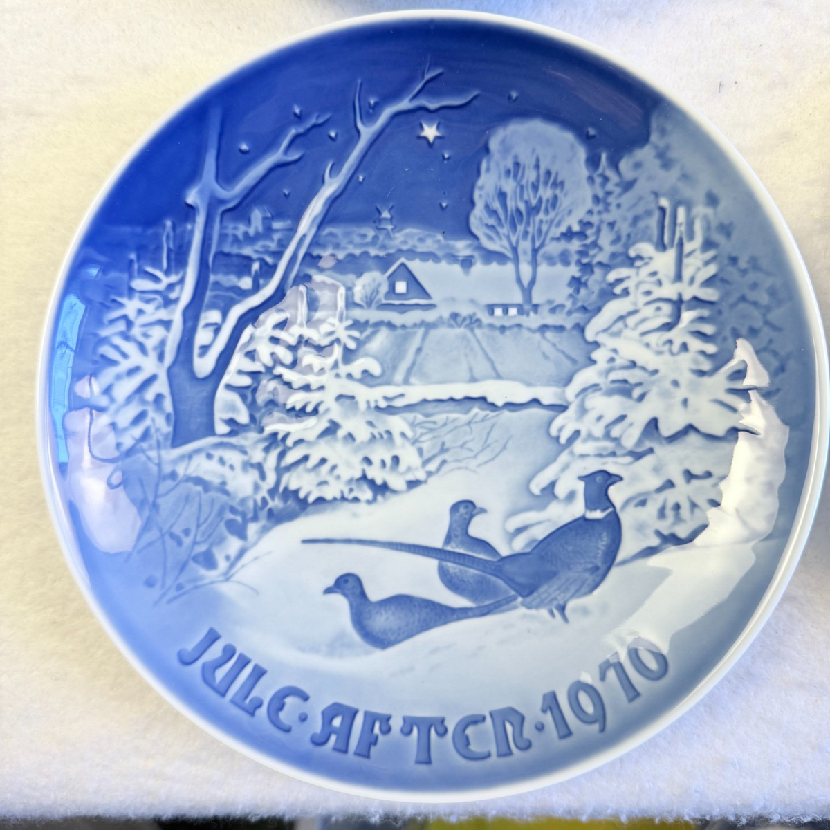 7 Bing & Grondahl B&G Christmas Plates Copenhagen Denmark 1968 69