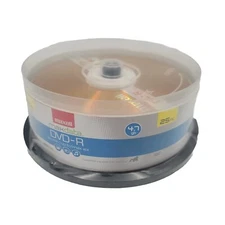MAXELL DVD-R 4.7 GB 25 PACK Upto: 16X 120 Minute Spindle - FACTORY SEALED! 