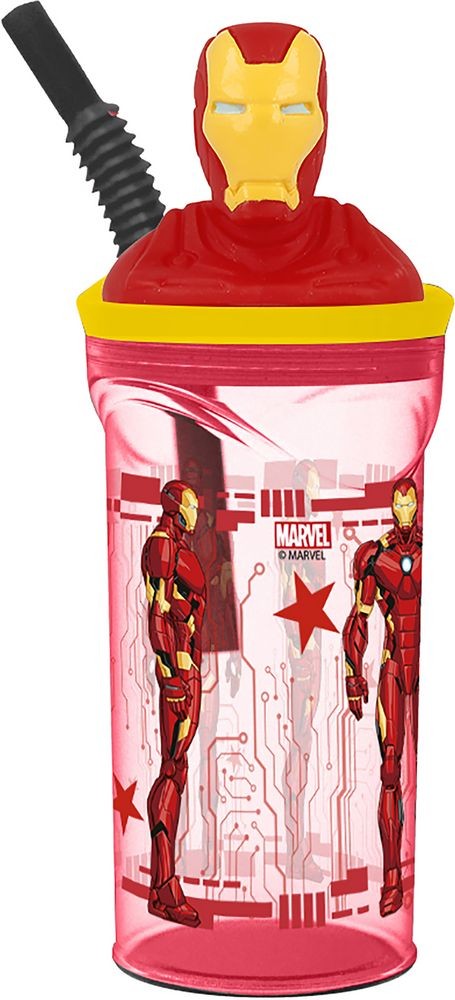 Bouteille Pour Enfants En Plastique Iron Man 360 ML MARVEL