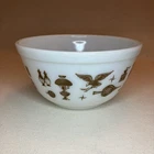 Vintage Pyrex 402 1.5 QT Mixing Bowl – Brown Early American Pattern Made in USA