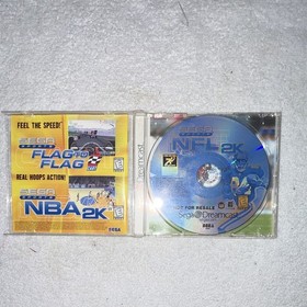 SEGA NFL 2K NFL 2K Series Sports Sega Dreamcast E NTSC-U/C Not for Resale